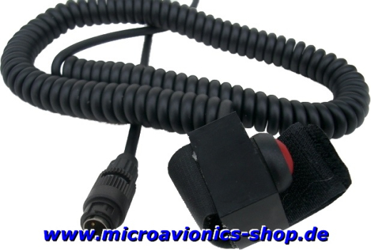 Externer PTT-Taster für PM-100 (Spiralkabel)