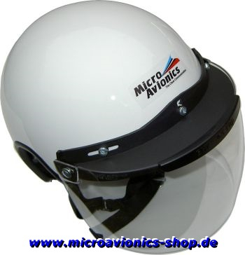 MicroAvionics Helm mit Visier