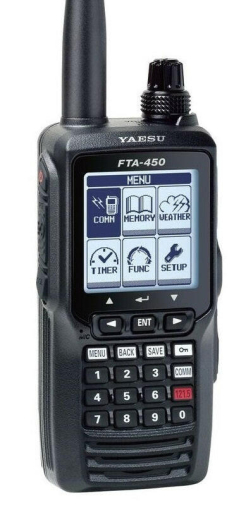 Yaesu FTA-450L COM-Airband-Handfunkgerät (inkl. Akku & Ladegerät)