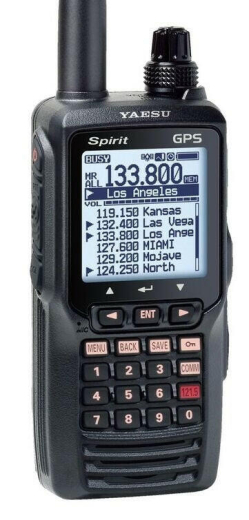 Yaesu FTA-750L NAV/COM-Airband-Handfunkgerät mit ILS & GPS