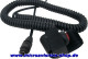 Externer PTT-Taster für PM-100 (Spiralkabel)