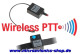 PTT-Taster mit Klettmontage und Spiralkabel